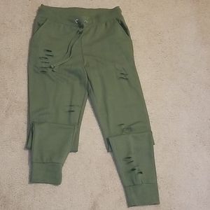 Ripped joggers